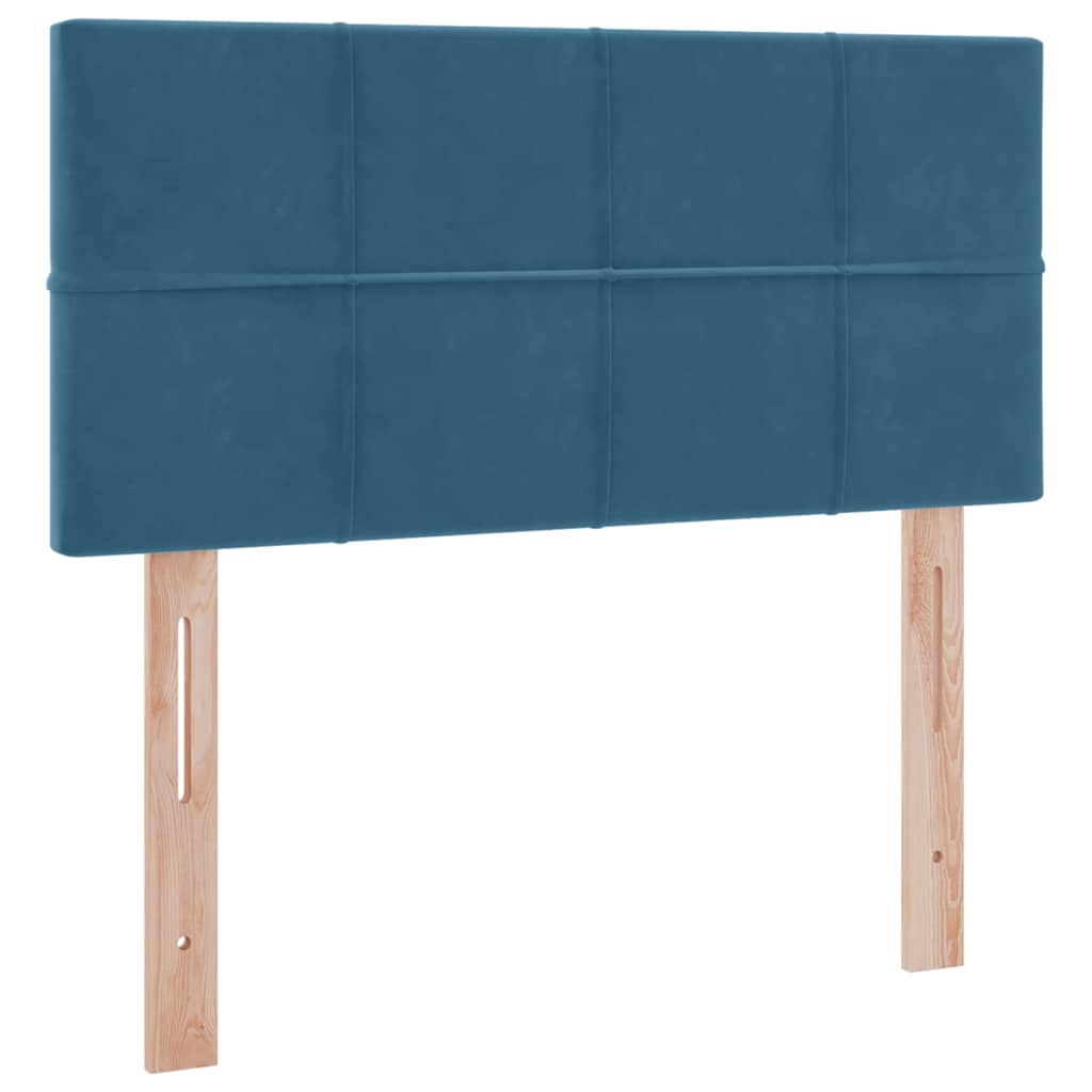 Letto con Contenitore Blu Scuro 90 x 190 cm Velluto | homemem39