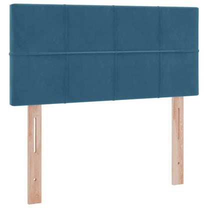 Letto con Contenitore Blu Scuro 90 x 190 cm Velluto | homemem39