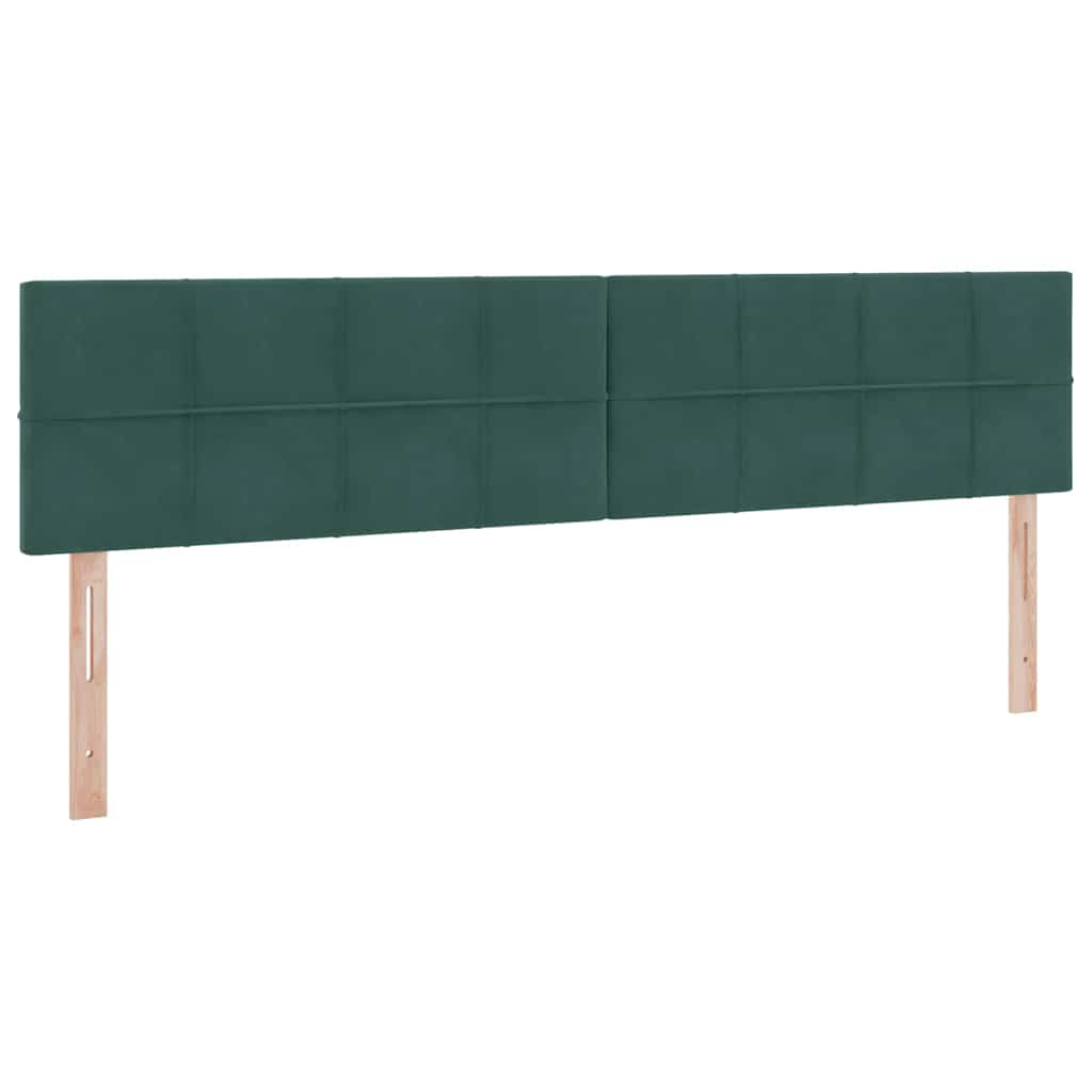 Letto con Contenitore Verde Scuro 200 x 200 cm Velluto | homemem39