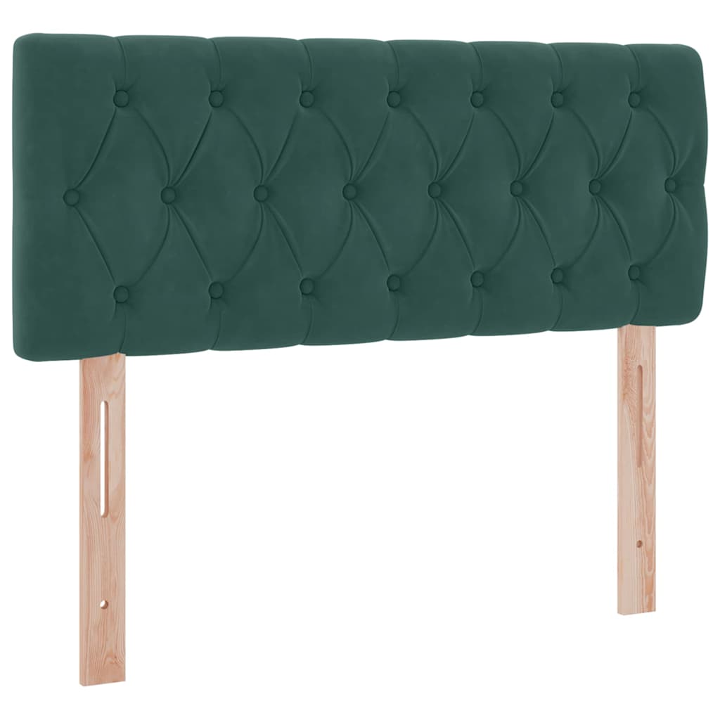 Letto con Contenitore Verde Scuro 120 x 200 cm Velluto | homemem39