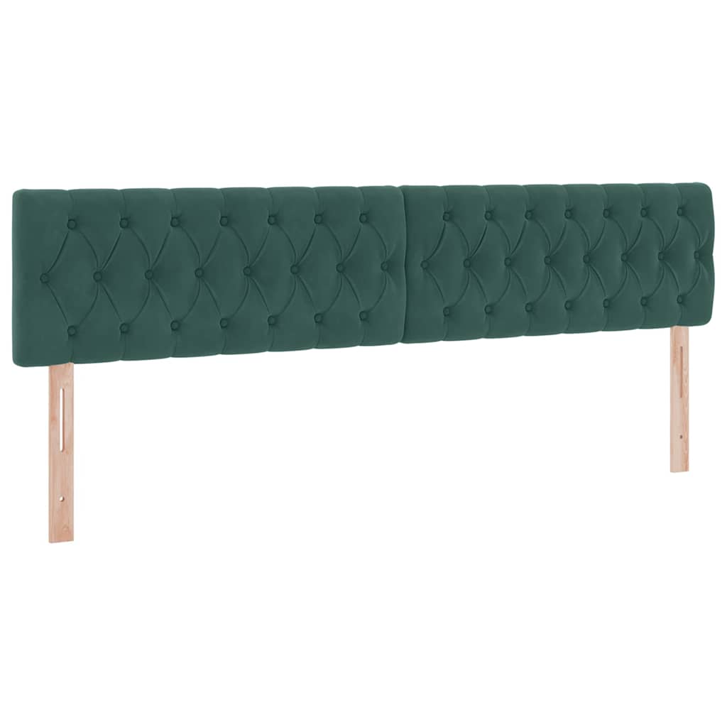 Letto con Contenitore Verde Scuro 200 x 200 cm Velluto | homemem39