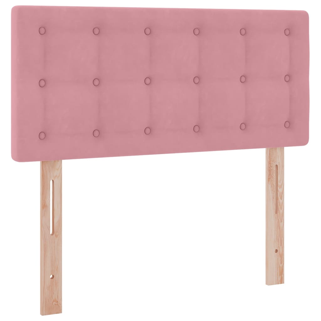 Letto con Contenitore con materasso Rosa 90 x 200 cm Velluto | homemem39