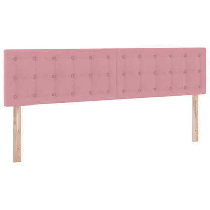 Letto con Contenitore con materasso Rosa 180 x 200 cm Velluto | homemem39