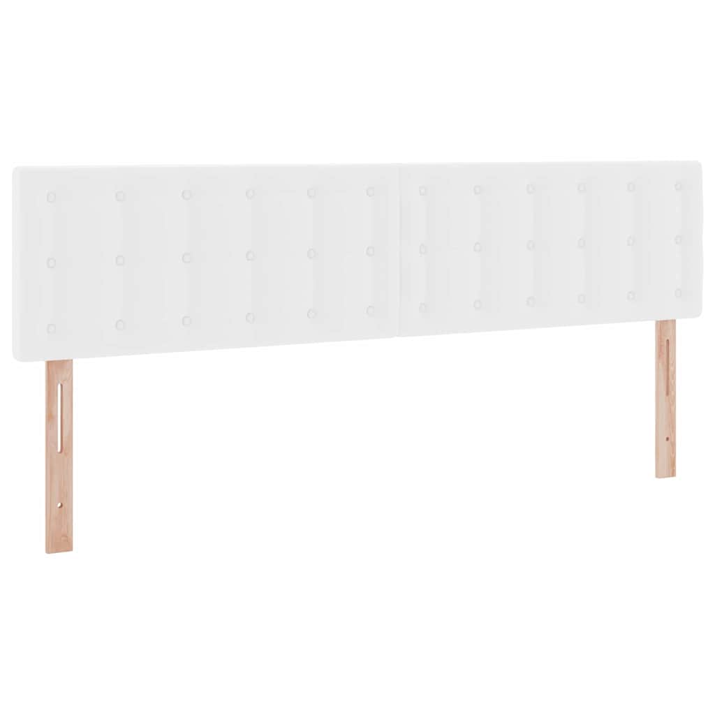 Letto con Contenitore Bianco Puro 200 x 200 cm Pelle Sintetica | homemem39