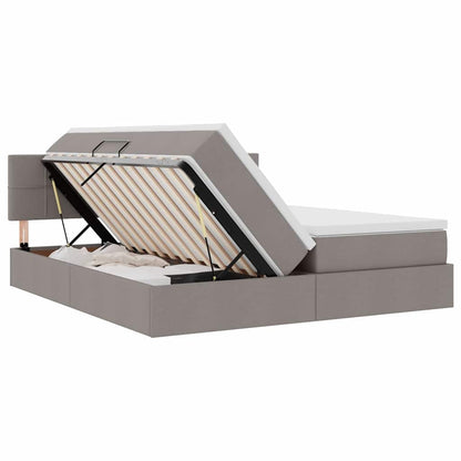 Letto con Contenitore Talpa 180 x 200 cm Pelle Sintetica