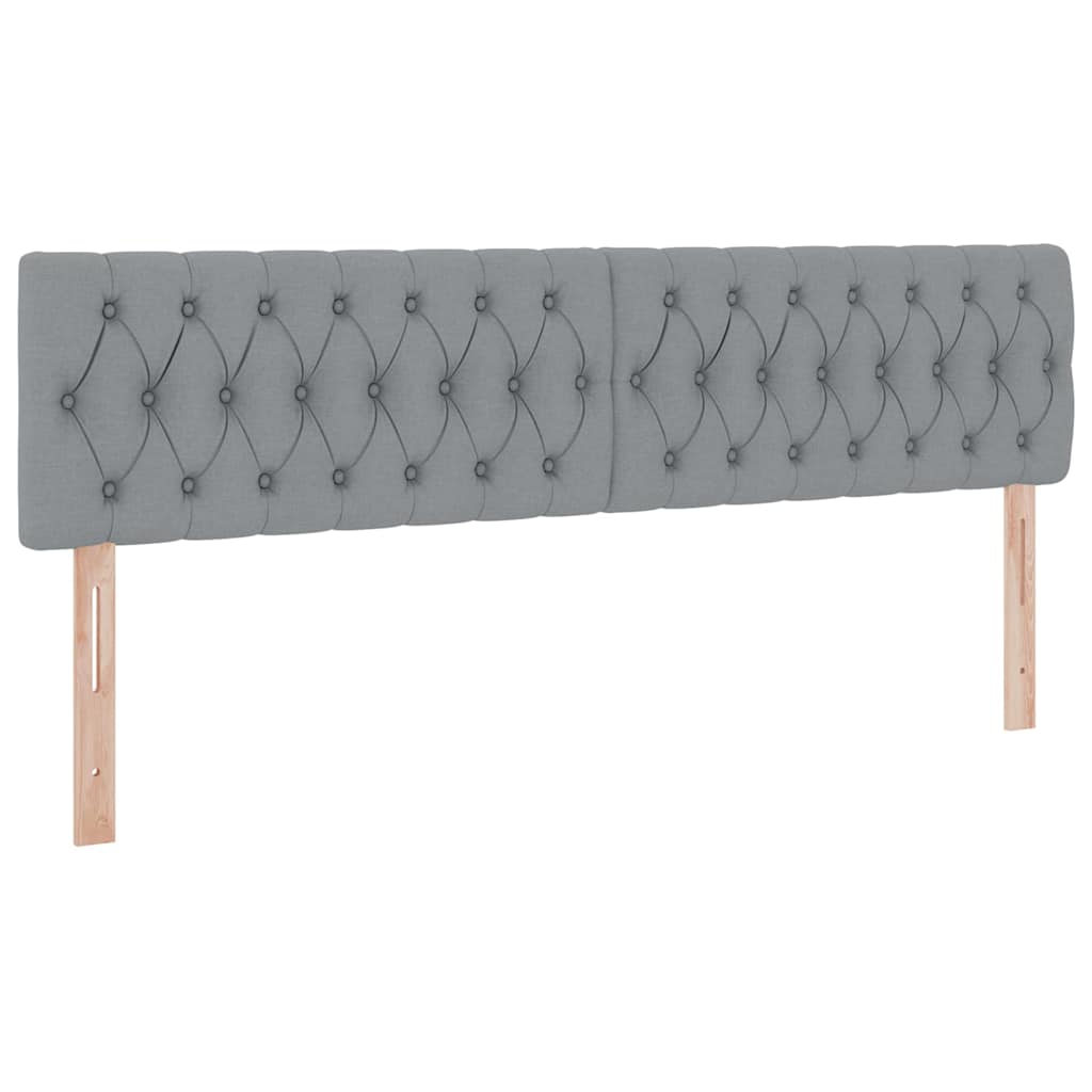 Letto con Contenitore con materasso Grigio chiaro 200 x 200 cm | homemem39