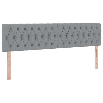 Letto con Contenitore con materasso Grigio chiaro 200 x 200 cm | homemem39