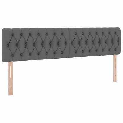 Letto con Contenitore Grigio scuro 200 x 200 cm Pelle Sintetica | homemem39