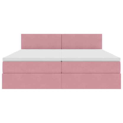 Letto con Contenitore con materasso Rosa 90 x 200 cm | homemem39