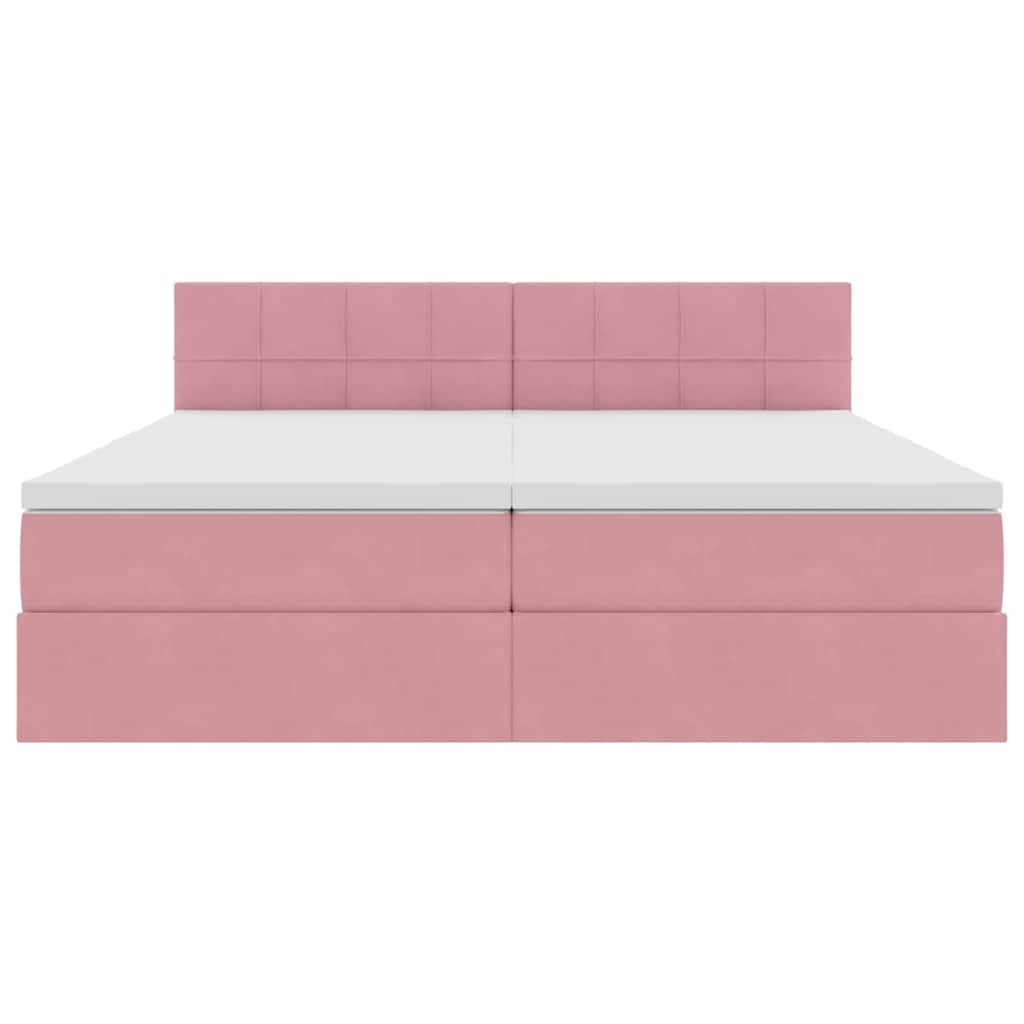 Letto con Contenitore con materasso Rosa 90 x 200 cm | homemem39