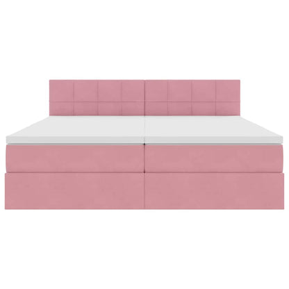 Letto con Contenitore con materasso Rosa 100 x 200 cm