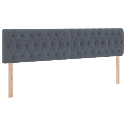 Letto con Contenitore con materasso Grigio scuro 90 x 200 cm