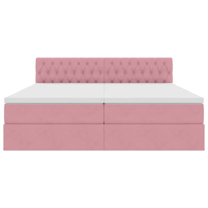 Letto con Contenitore con materasso Rosa 90 x 200 cm | homemem39