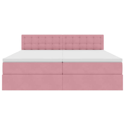 Letto con Contenitore con materasso Rosa 90 x 200 cm | homemem39