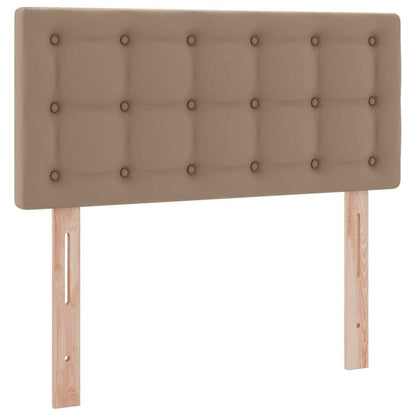Letto con contenitore e LED Cappuccino 100 x 200 cm | homemem39