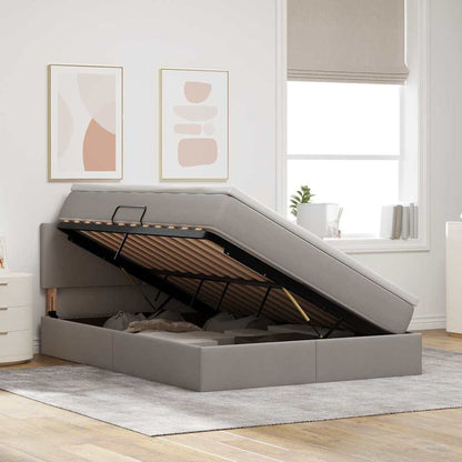 Letto con contenitore e LED Talpa 140 x 190 cm Poliestere