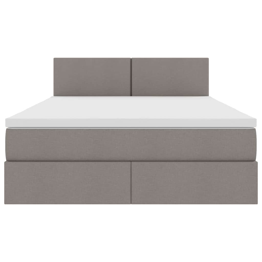 Letto con contenitore e LED con led Talpa 140 x 200 cm Tessuto | homemem39