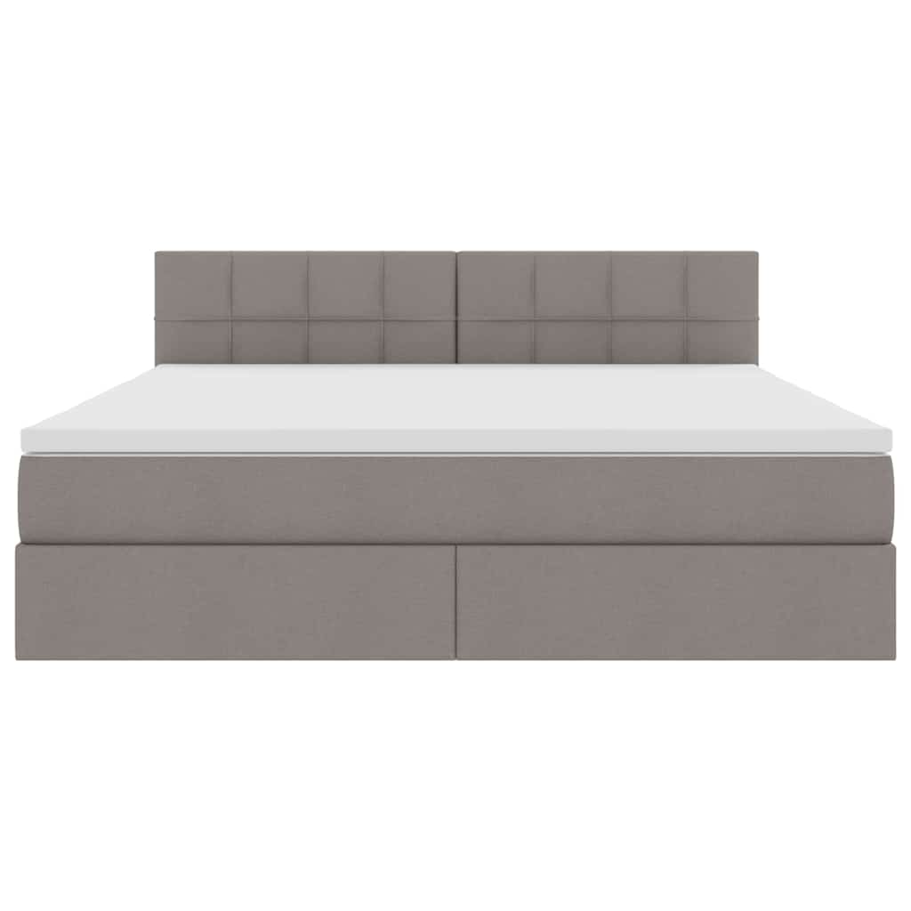 Letto con contenitore e LED con led Talpa 180 x 200 cm Tessuto | homemem39