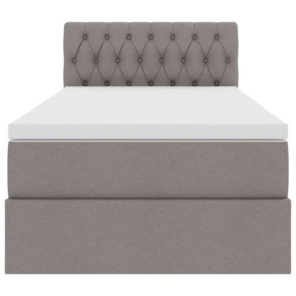 Letto con contenitore e LED Talpa 90 x 190 cm Tessuto | homemem39