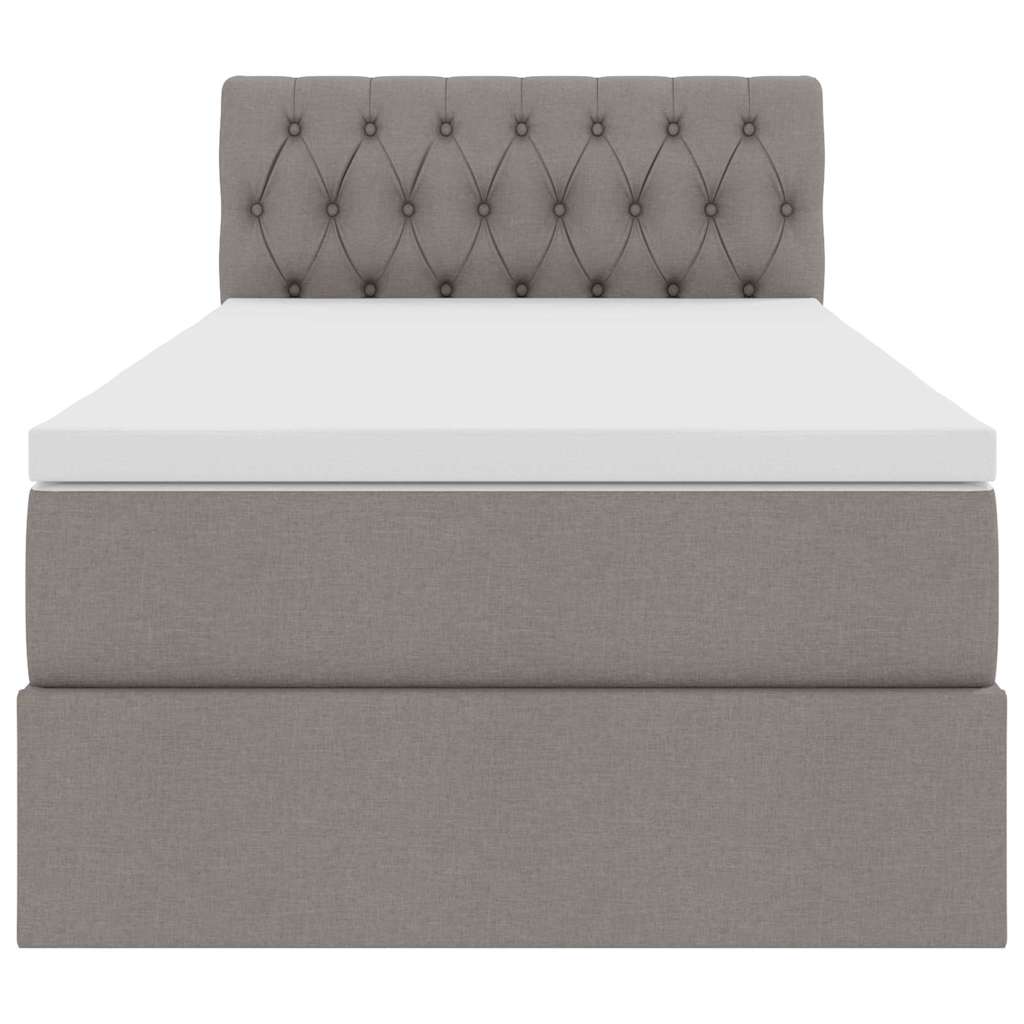 Letto con contenitore e LED con led Talpa 90 x 200 cm Tessuto | homemem39