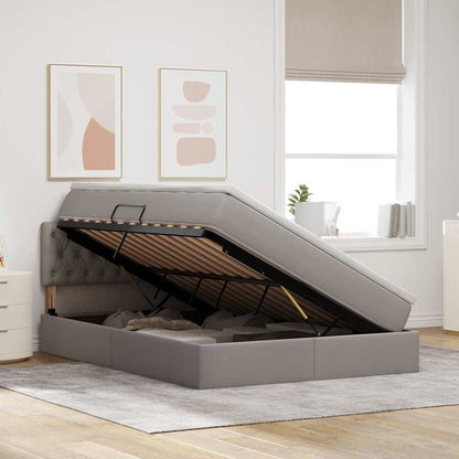 Letto con contenitore e LED Talpa 140 x 190 cm Poliestere