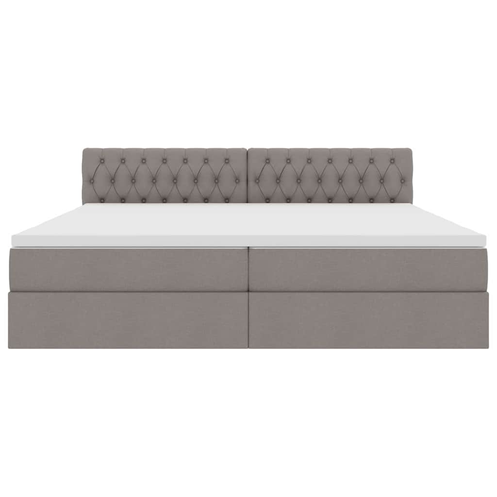 Letto con contenitore e LED con led Talpa 200 x 200 cm Tessuto | homemem39
