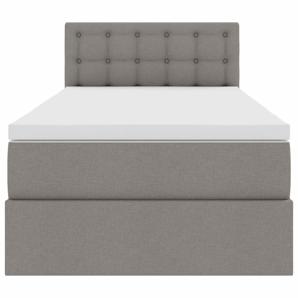 Letto con contenitore e LED Talpa 90 x 190 cm Tessuto | homemem39