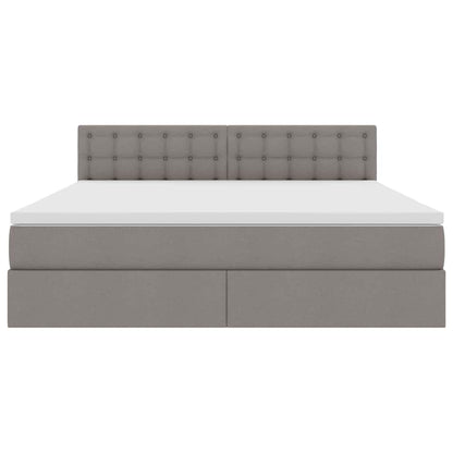 Letto con contenitore e LED con led Talpa 160 x 200 cm Tessuto | homemem39