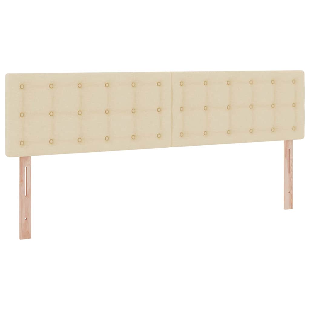 Letto con contenitore LED e materasso Crema 200 x 200 cm