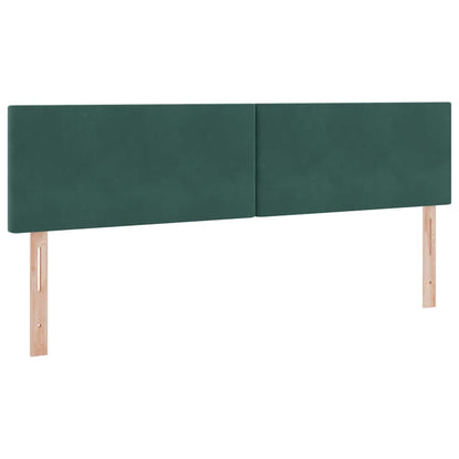 Letto con contenitore LED e materasso Verde Scuro 200 x 200 cm