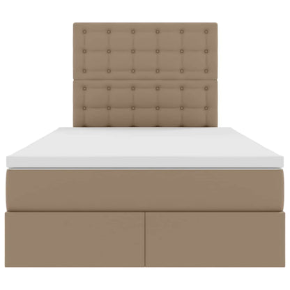 Letto con Contenitore Cappuccino 120 x 200 cm Pelle Sintetica | homemem39