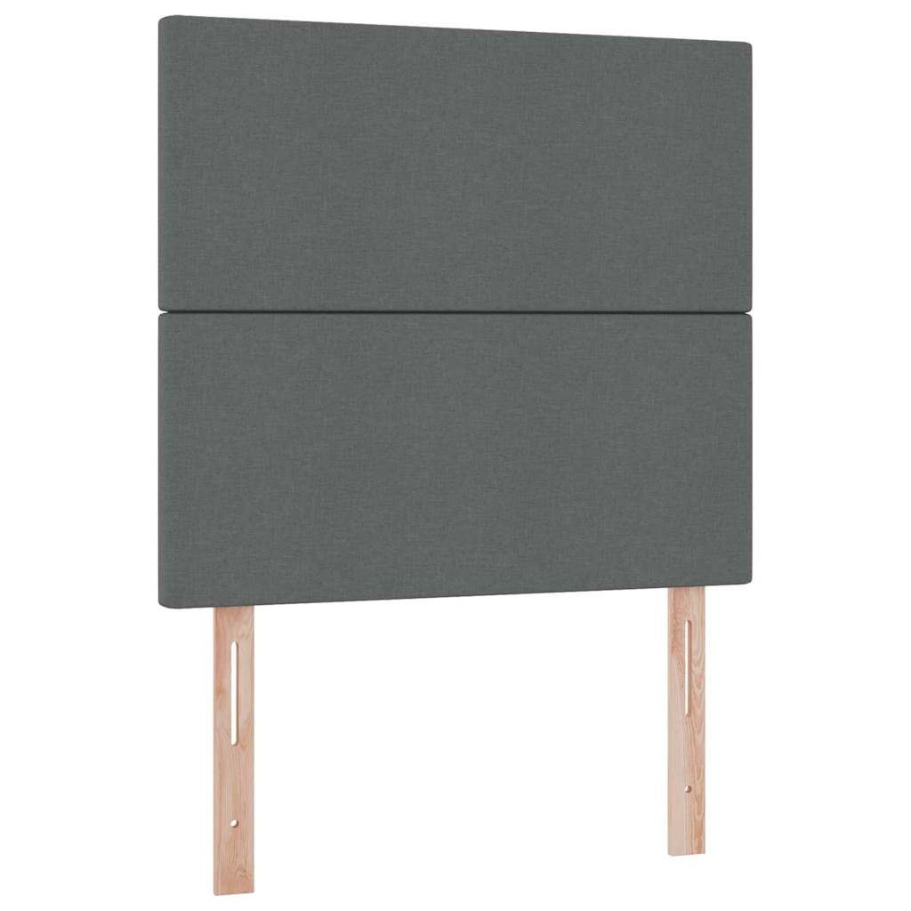 Letto con contenitore e materasso Grigio scuro 100 x 200 cm | homemem39