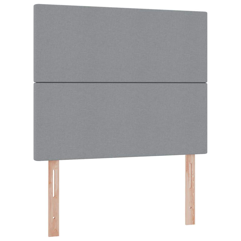 Letto con contenitore e materasso Grigio chiaro 120 x 190 cm | homemem39