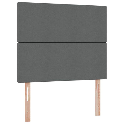 Letto con contenitore e materasso Grigio scuro 120 x 200 cm | homemem39