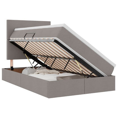 Letto con contenitore e materasso Talpa 120 x 200 cm Tessuto | homemem39