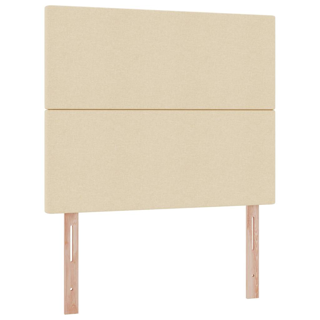 Letto con contenitore e materasso Crema 120 x 200 cm Tessuto | homemem39