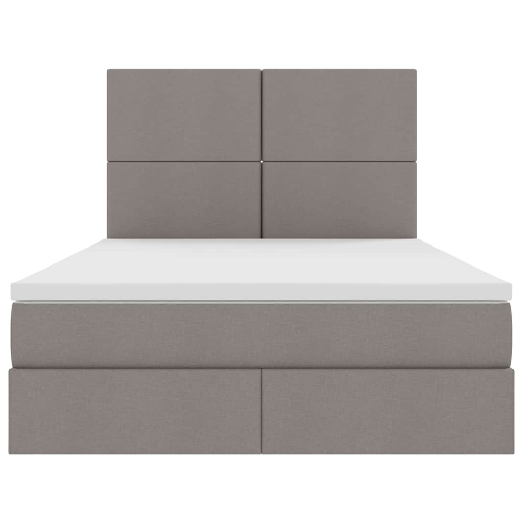 Letto con contenitore e materasso Talpa 140 x 200 cm Tessuto | homemem39