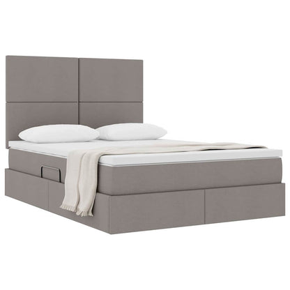Letto con contenitore e materasso Talpa 140 x 200 cm Tessuto | homemem39