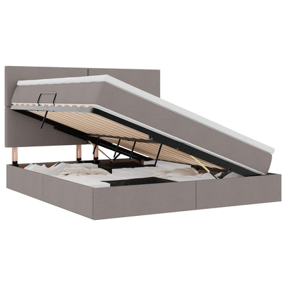 Letto con contenitore e materasso Talpa 180 x 200 cm Tessuto | homemem39
