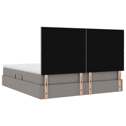 Letto con contenitore e materasso Talpa 180 x 200 cm Tessuto | homemem39