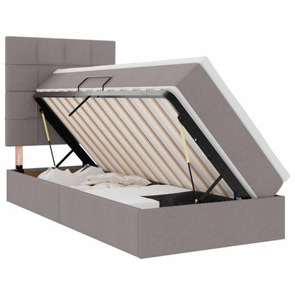 Letto con contenitore e materasso Talpa 90 x 190 cm Tessuto | homemem39