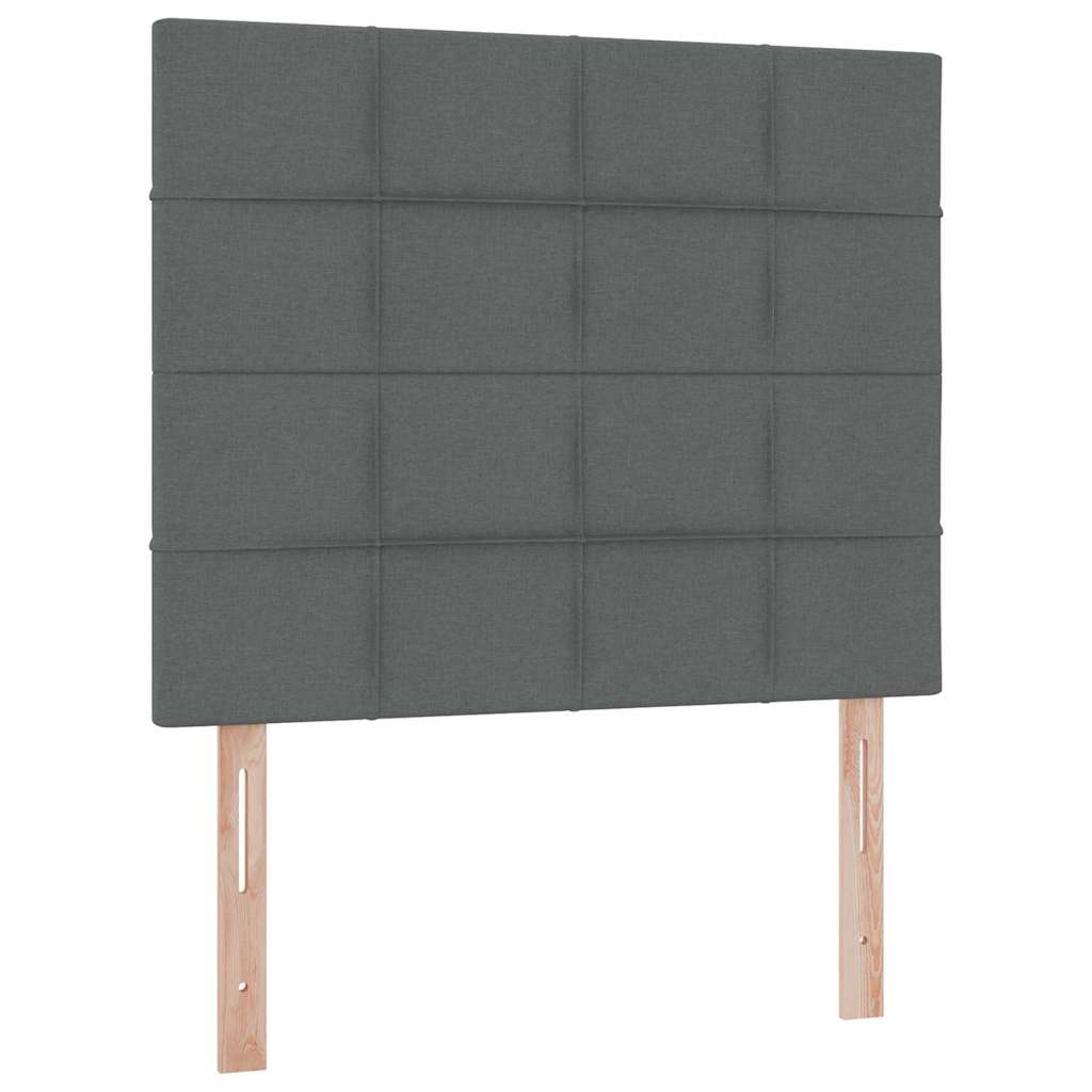 Letto con contenitore e materasso Grigio scuro 120 x 190 cm | homemem39