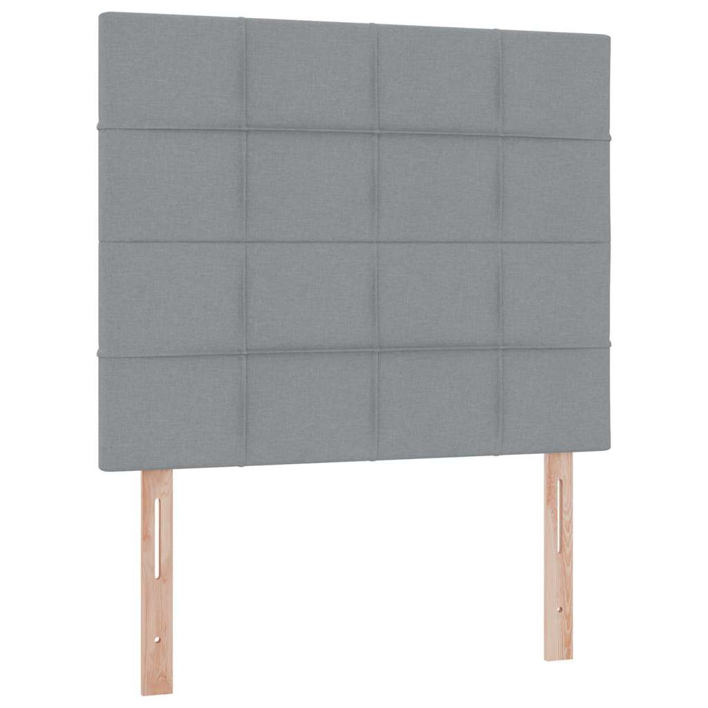 Letto con contenitore e materasso Grigio chiaro 120 x 200 cm | homemem39