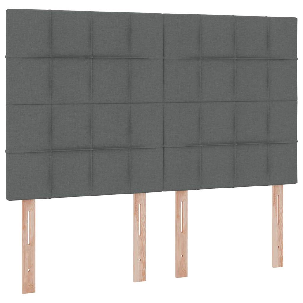 Letto con contenitore e materasso Grigio scuro 140 x 190 cm | homemem39