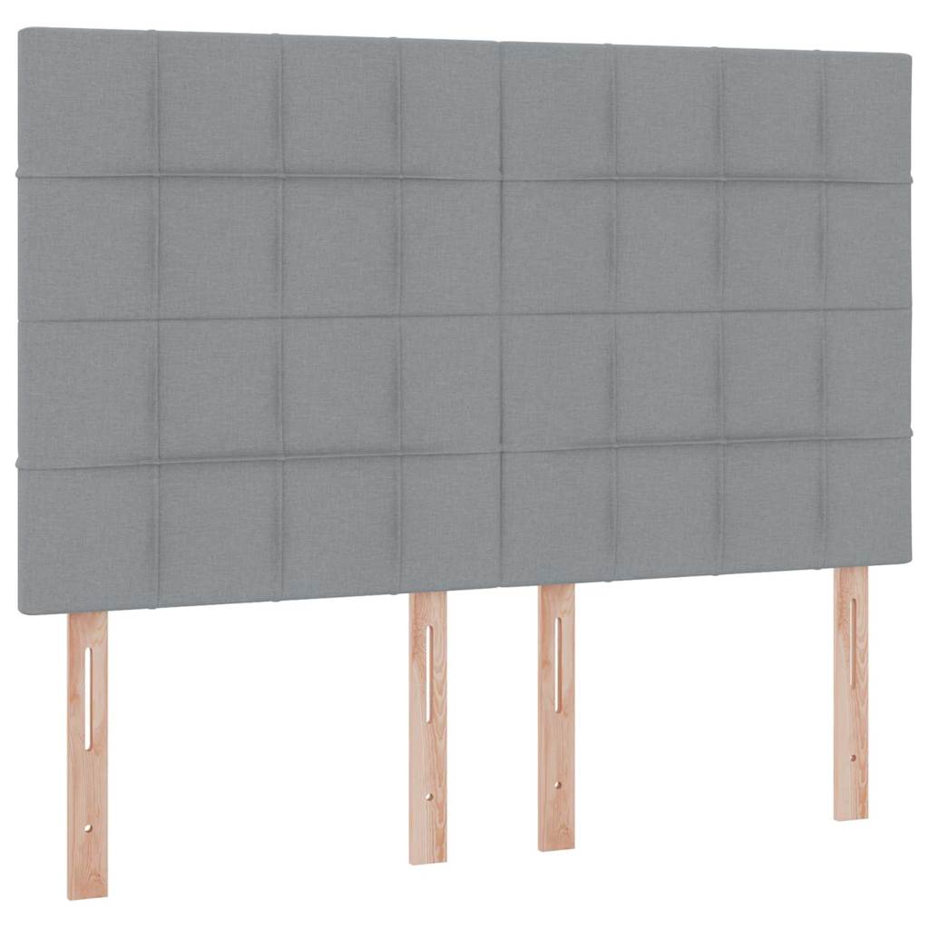 Letto con contenitore e materasso Grigio chiaro 140 x 200 cm | homemem39