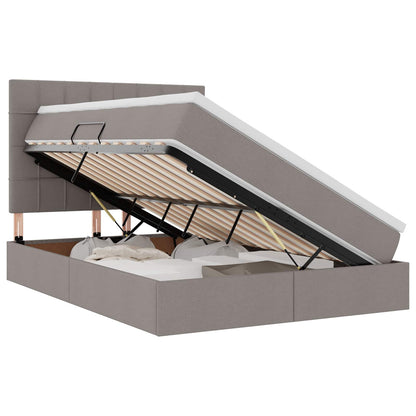 Letto con contenitore e materasso Talpa 140 x 200 cm Tessuto | homemem39