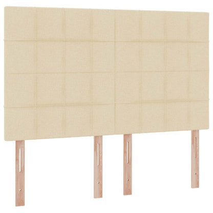 Letto con contenitore e materasso Crema 140 x 200 cm Tessuto | homemem39