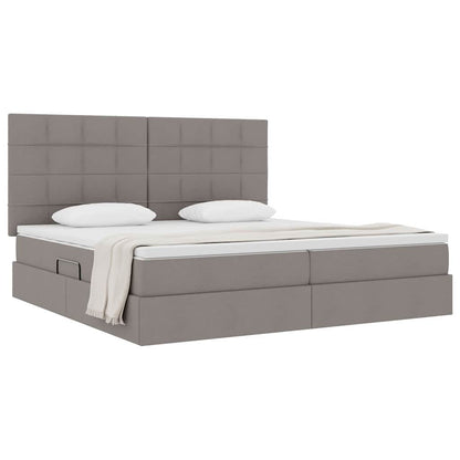 Letto con contenitore e materasso Talpa 200 x 200 cm Tessuto | homemem39