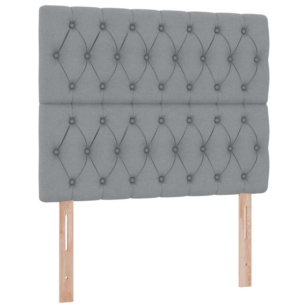 Letto con contenitore e materasso Grigio chiaro 120 x 200 cm | homemem39