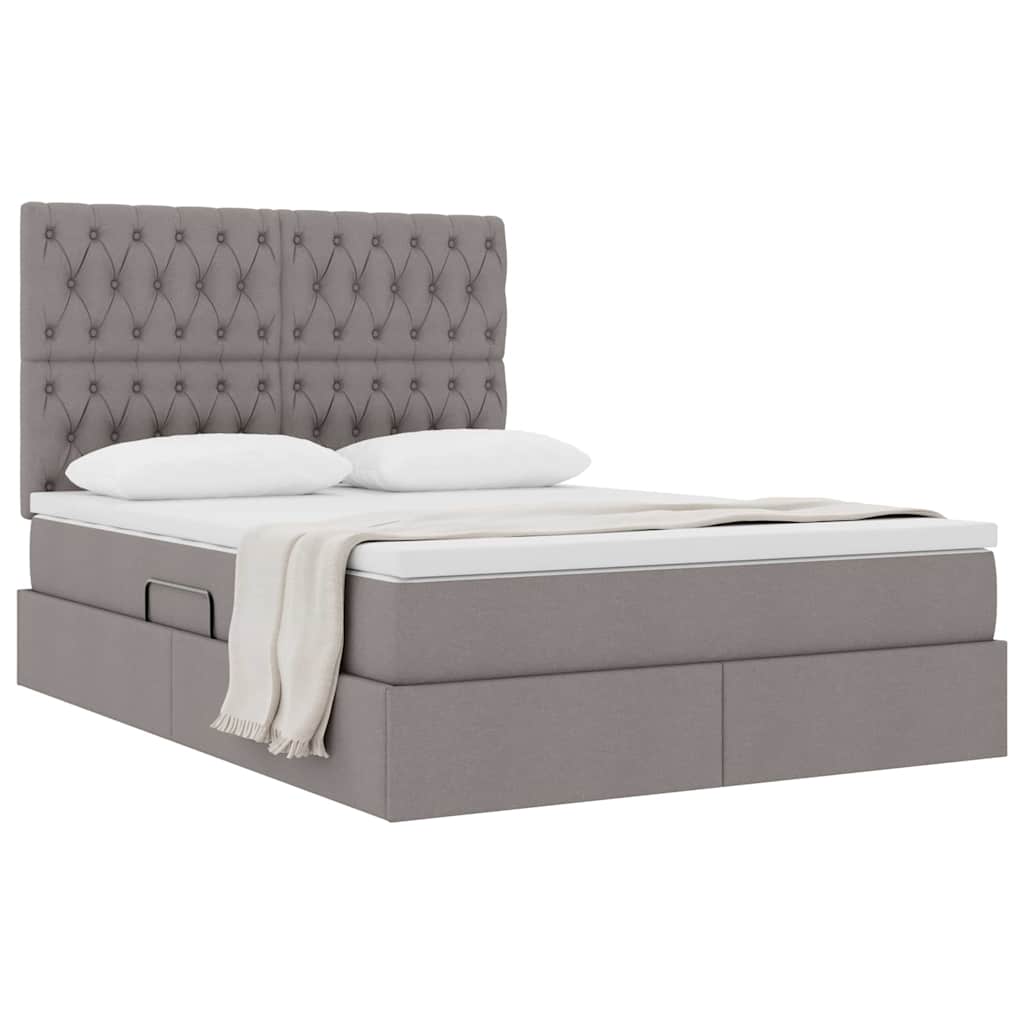Letto con contenitore e materasso Talpa 140 x 200 cm Tessuto | homemem39